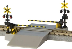 Rokuhan Z gauge S045-1 railroad crossing set Japanese type Japan Ver. - Picture 1 of 3