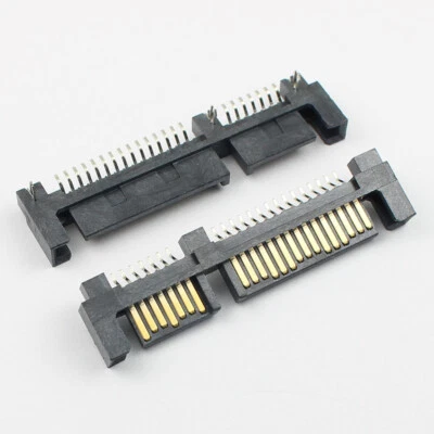 5Pcs Sata 7+15 Pin 22 Pin Reverse SMT SMD Male Connector For 2.5" Hard Drive - Image 1 of 4