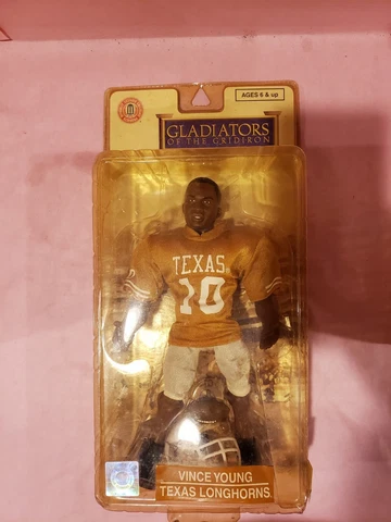 Vince Young Texas Longhorns Gladiators Of The Gridiron NCAA Nfl Figure Brand New Cover
