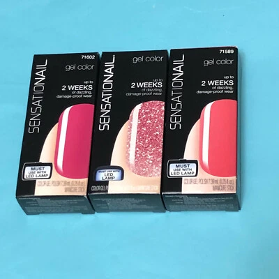 LOTE Gelish Essie OPI Brillo Oro Rosa 71955 Genuino Sensationail Sensational  Foto 1 de 4