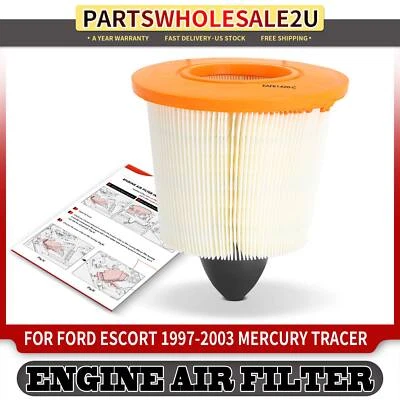 Nuevo filtro de aire del motor para Ford Escort 1997-2003 Mercury Tracer 1997-1999 2,0 L Foto 1 de 4