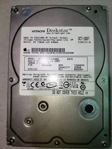 Hitachi 320Gb, HDT725032VLA360 Apple firmware 2007, BA2649, 0A36296, OCT2007 - Picture 1 of 1