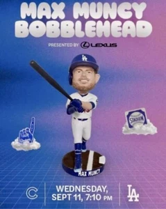 Max Muncy Bobble Head SGA 9/11/24 Dodgers 2024 Bobblehead - Picture 1 of 1