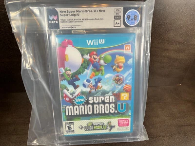 Nintendo Wii U Super Mario Bros. U Brand New Factory Sealed WATA 9.8 A+ - Image 1 of 2