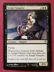 Magic The Gathering DUEL DECKS SORIN VS TIBALT SENGIR VAMPIRE black card MTG - Picture 1 of 2