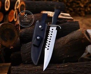 Handgefertigtes Kohlenstoffstahl Walking Dead Negan Bowie Replik Messer feste Klinge Messer - Bild 1 von 7