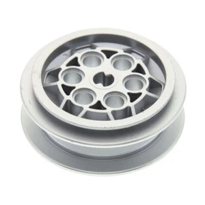 1x Lego Technic Rim 43.2x18 Metallic Silver Extended Axle Shaft 32020 - Picture 1 of 1