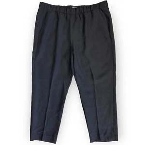 Neu mit Etikett Banana Republic schwarz Hayden maßgeschneidert dehnbar Überziehhose Größe Large - Bild 1 von 4
