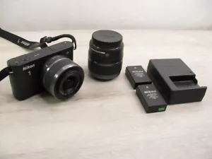 Sistema fotocamera digitale Nikon 1 J1 HD con obiettivo 10-30 e 30-110 mm usato a malapena - Foto 1 di 23