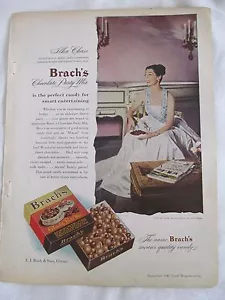 1946 Vintage Ad Brach's Chocolate Party Mix mit S.O.S. Scheuerpads - Bild 1 von 2