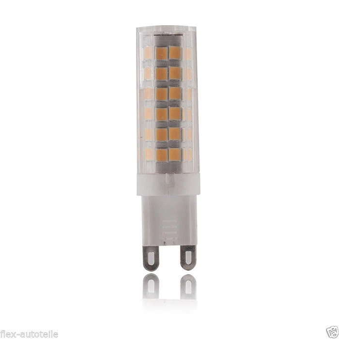 LED Glühbirne Glühlampe SMD 2835 230V Sparlampe G9 3000K warmweiß 6W ~ 40W 480lm - Bild 1 von 1
