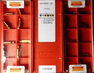 Sandvik Turning Plates N123F 2-0300-RO S05F Indexable Inserts ***New*** - Picture 1 of 1