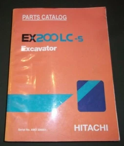 HITACHI EX200LC-5 EXCAVATOR PARTS BOOK MANUAL CATALOG ORIGINAL S/N 300001-UP - Picture 1 of 5