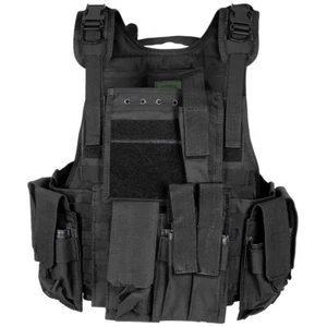 Tactical Combat Ranger Molle Einsatzweste Weste Black - Picture 1 of 3