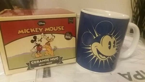 100% Genuine Disney Mickey Mouse Ceramic Mug in Blue - Picture 1 of 2