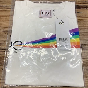 T-shirt nuova con scatola Netflix Series QE Queer Eye taglia media adulto, Pride, Prism, Rainbow - Foto 1 di 4
