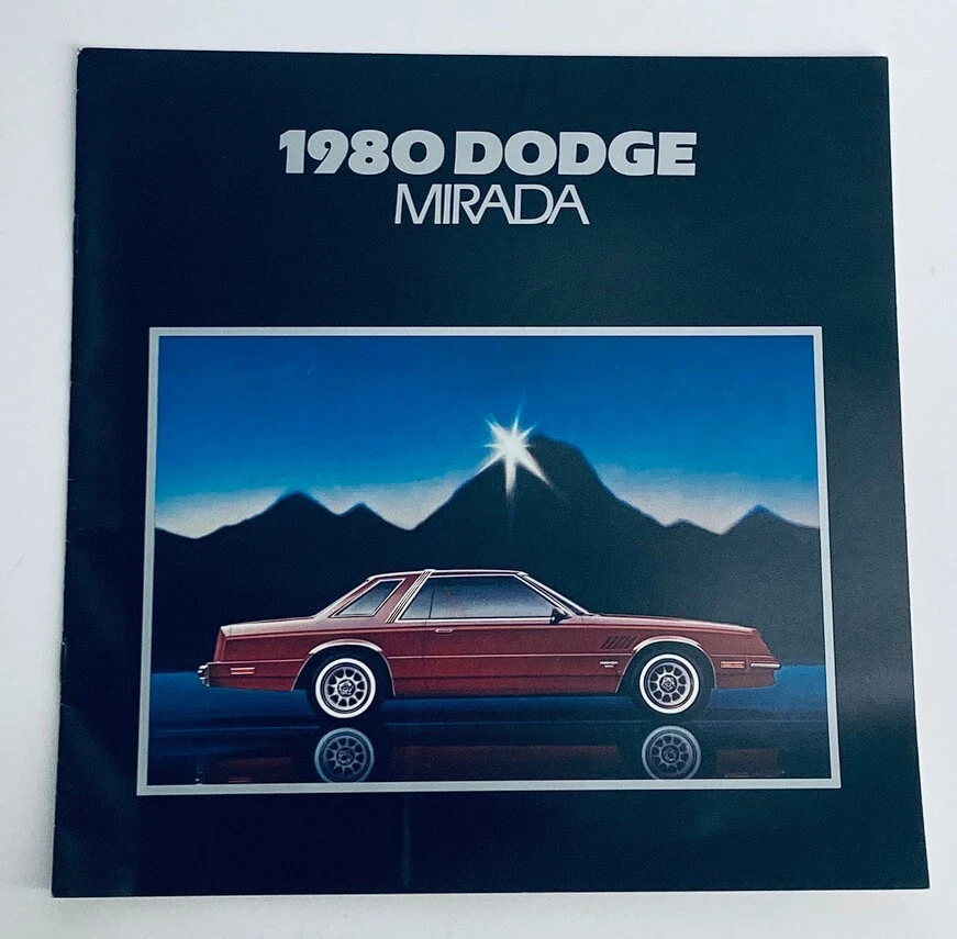 1980 Dodge Mirada Dealer Showroom Sales Brochure Guide Catalog - Изображение 1 из 1