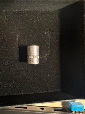 neuwertige Wechselhülse, Ernstes Design, EDvita, Edelstahl + Zirkonia, AN 261 - Bild 1 von 3