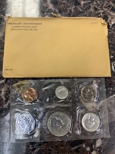 1959 U.S. Mint Silver Proof Coin Set OGP - Picture 1 of 3