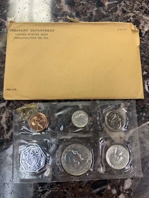 1959 U.S. Mint Silver Proof Coin Set OGP - Image 1 of 3