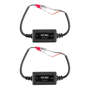 AUXBEAM H1 LED Headlight Enhanced Resistor Canceler Canbus Decoder No Warning 2x - Picture 1 of 12