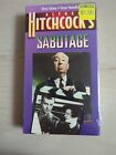 Alfred Hitchcock's "Sabotage" (New Sealed VHS)