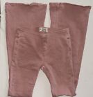 We The Free Pink Pullup Flare Denim 26