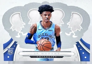 π JA MORANT RARE RC π 2019-20 CROWN ROYALE #29 DIE CUT ROOKIE GRIZZLIES SILVER - Picture 1 of 2
