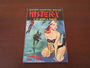 MISTER-X NO. 16 BLOOD ON THE RIVER ED. CERVINIA 1965!!! - Picture 1 of 5