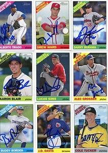 AARON BLAIR SIGNED 2015 TOPPS HERITAGE MINORS PROSPECT ROOKIE CARD AUTO - Picture 1 of 1