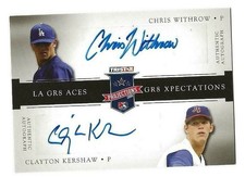 2008 TriStar Chris Withrow LA GR8 Aces Clayton Kershaw Auto GR8 Xpectations #3/5