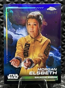 2024 Topps Chrome Star Wars #57 Morgan Elsbeth - Kamino Aqua Refractor /199 - Picture 1 of 2