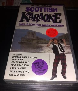 Scottish Karaoke VHS the Original Brand New - Picture 1 of 3