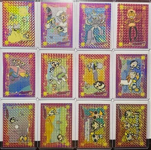 2000 POWERPUFF MÄDCHEN komplettes PRISMENJAGD FOLIENKARTENSET P01 - P12 NM/MT Artbox - Bild 1 von 4