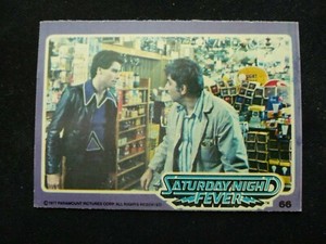 1977 Dunruss Saturday Night Fever Card # 66 (VG/EX)