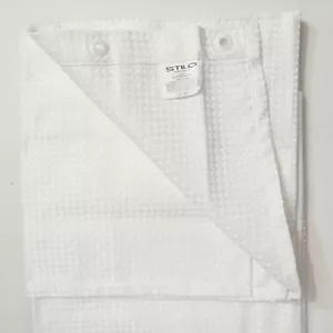 Hotel Shower Curtain, 100% Polyester, 61X51 HxW - (Box of 28) - Picture 1 of 3