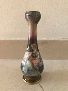 19th Century French Enamel and Bronze Vase - Picture 1 of 7