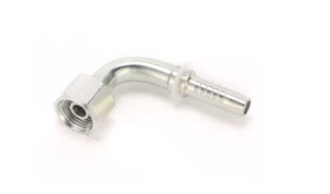 Metric LIGHT Female 90⁰ - Hose Crimp Fitting - Picture 1 of 4