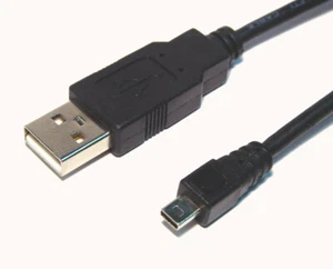 USB CHARGER CABLE FOR PANASONIC LUMIX DMC-FS25 CAMERA - Picture 1 of 2