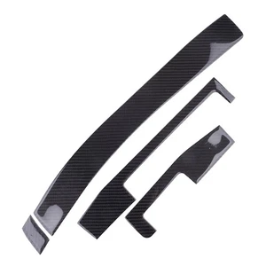 Carbon Fiber Black Dashboard Panel Cover Trim Fit for BMW 3 M3 E46 98-2005 - Picture 1 of 6
