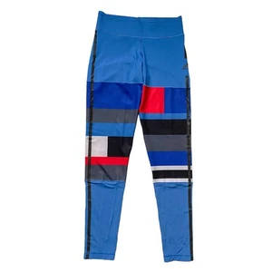 Adidas Wow DNA Colorblock Leggings Climalite Women Running Fitness Athletic - Picture 1 of 9