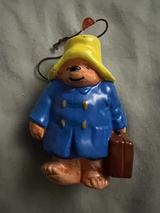 Vintage Paddington Bär mit Koffer Eden Toys 1978 Weihnachtsschmuck - Bild 1 von 4