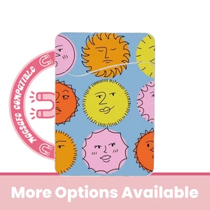 abbyrose Sunny Side Up MagSafe Porte Carte Poche pour iPhone 12 13 14 15 16 Pro - Photo 1 sur 37