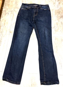 Jeans Izod Uomo 31x34 Blu Denim Vestibilità Relaxed - Foto 1 di 4