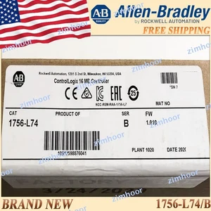 New in Box AB 1756-L74/B ControlLogix 1756L74 SerB FreeShip 1756 L74 1PC USstock - Picture 1 of 8