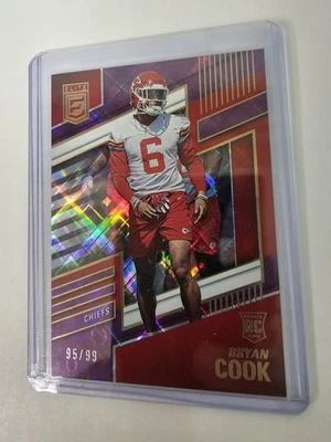2022 Panini Donruss Elite - #197 Bryan Cook - Purple RC (95 / 99) - Image 1 of 2