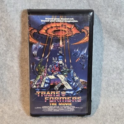 Transformers The Movie Animated VHS 1999 Clamshell USED Kid Rhino Video - Image 1 of 4