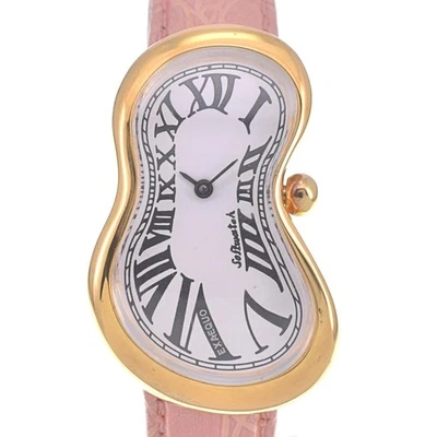 Salvador Dalí Reloj Suave 92010 Esfera Blanca Cuarzo Reloj Damas C#141858 - Imagen 1 de 4