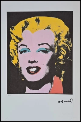 ANDY WARHOL * Marilyn Monroe * 57 x 38 cm * signed lithograph * limited # 95/100 - Bild 1 von 4