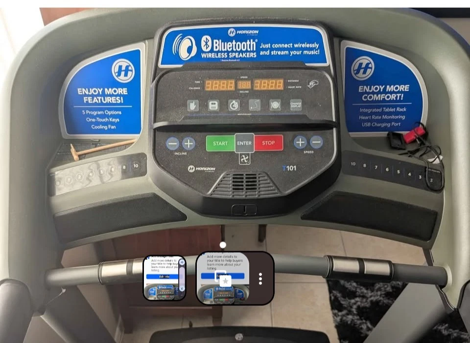 Cinta de correr nueva, 1 hora usada. Bluetooth, ventilador y 5 ajustes. PD $1,500 quiere $750 Foto 1 de 4